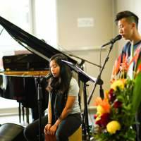 Thumbnail ofMusical worship in combined College Christian service.jpg